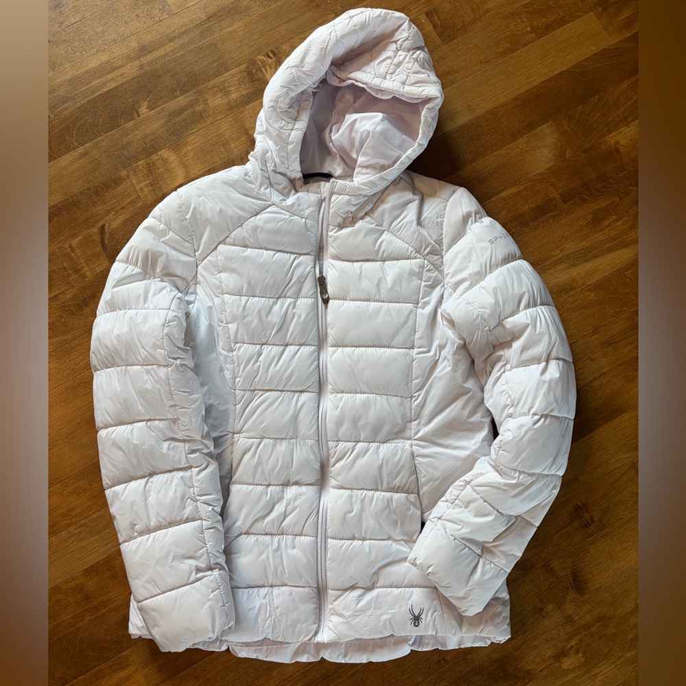 Spyder Women's Snowy White Puffer Coat
